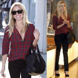 Elizabeth and James Schoolboy Plaid Button Shirt